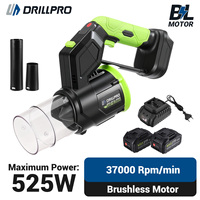 Drillpro 37000RPM 50 m/s Wind Speed Brushless Garden Leaf Blower Air Blower 4-Speed Settings Compatible with Mak 18V Battery