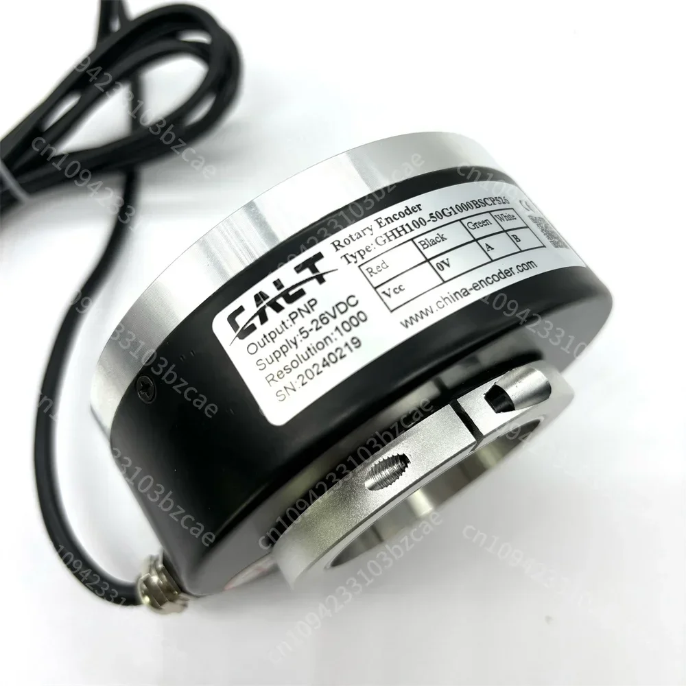 

IN STOCK AB Output Phase GHH100-50G 50mm Hole Incremental Elevator Hollow Rotary Encoder PNP Line Driver NPN Output