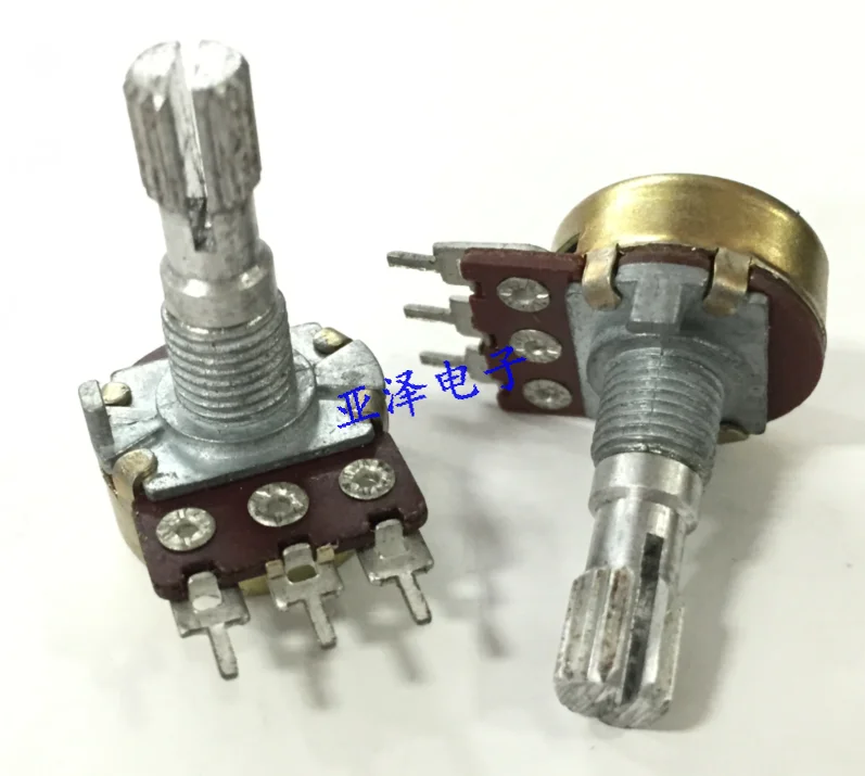 Taiwan ALPHA 16 type single link volume amplifier potentiometer A10K axis length 20MM 3pin