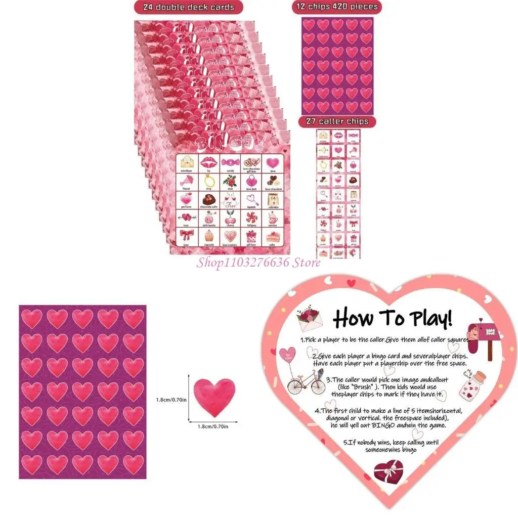 

R6FD Bingo Cards Cards Valentine Card