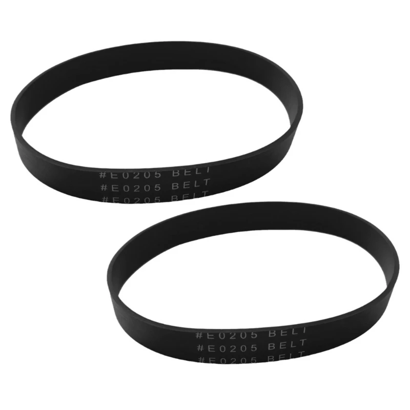 5asd Pack of 2 Black Rubber Belts for Eureka StyleU E0205 for Eureka NEU202, NEU181, NEU180 Upright Vacuum Cleaner