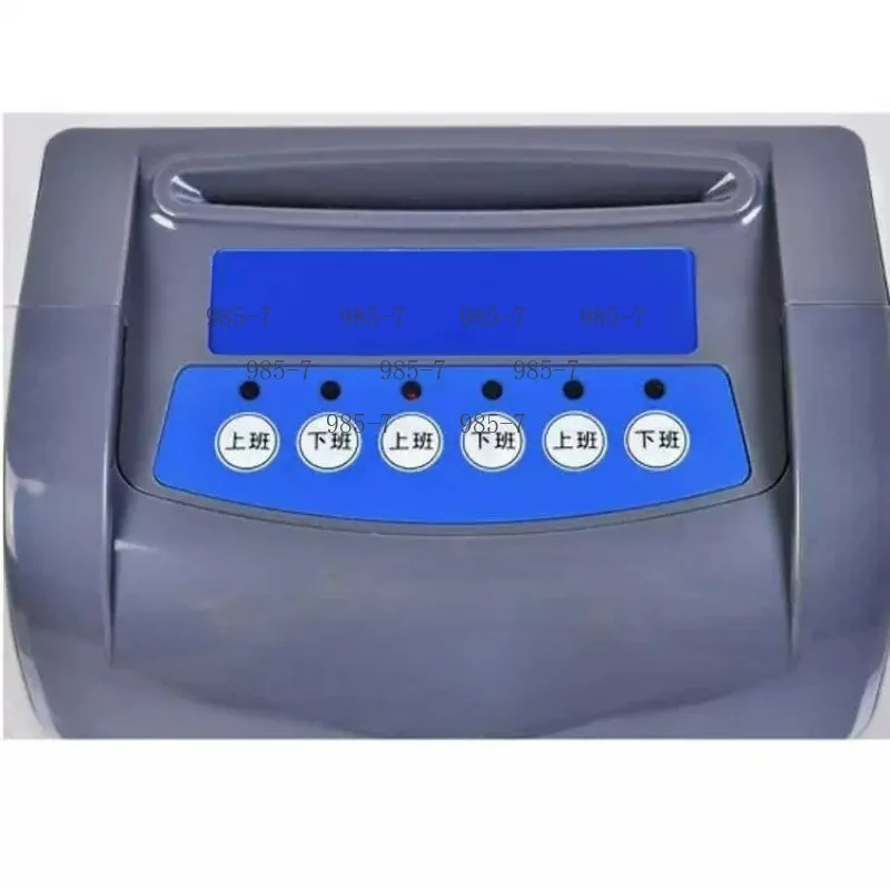 Office Time Recorder, Electronic ID Card Attendance Punch Clock, Employee Check-in Machine 100V-240V