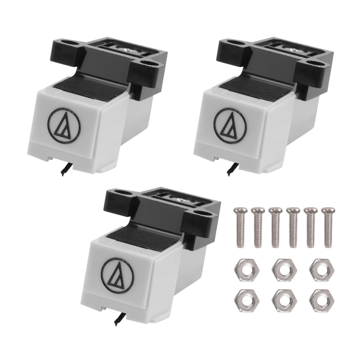 

M09K 3PCS AT3600L Dynamic Magnetic Cartridge Needle Stylus for Audio Technica Turntable Phonograph Records Player