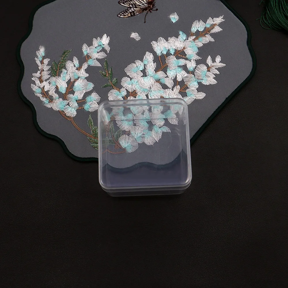 

Square Plastic Jewelry Packaging Boxes 63x63x49mm Large Grid Transparent Beads Handmade Jewelry Accessory Storage Tools 2 Pcs