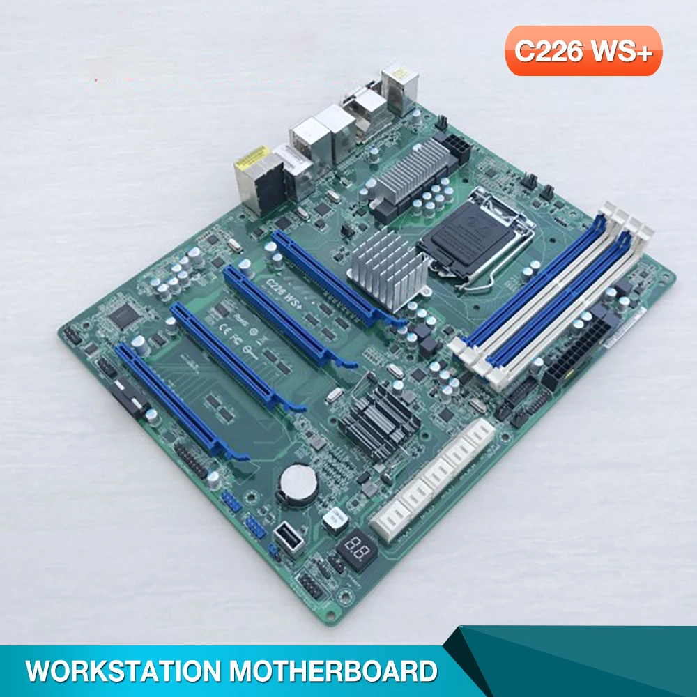 C226 WS+ For ASRock Rack Workstation Motherboard LGA1150 Support ECC Memory E3CPU