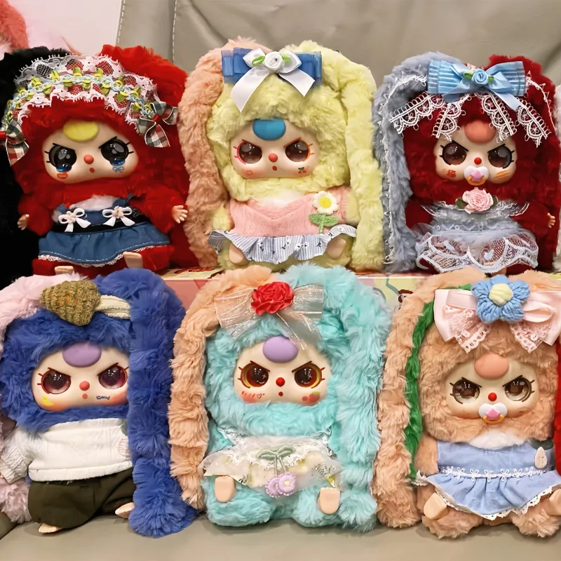 

Cute Baby Three Lily Rabbit Town V4 Series Plush Blind Box Trendy Toy Bag Pendant Exquisite Decoration Mystery Box Surprise Gift