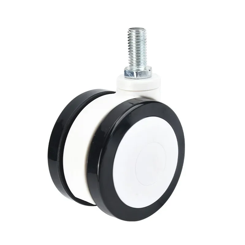 (4 Packs) 5 Inch Medical Equipment Beauty Instrument Casters/PU Silent Casters/medical Trolley Wheels Beauty Chassis Wheels