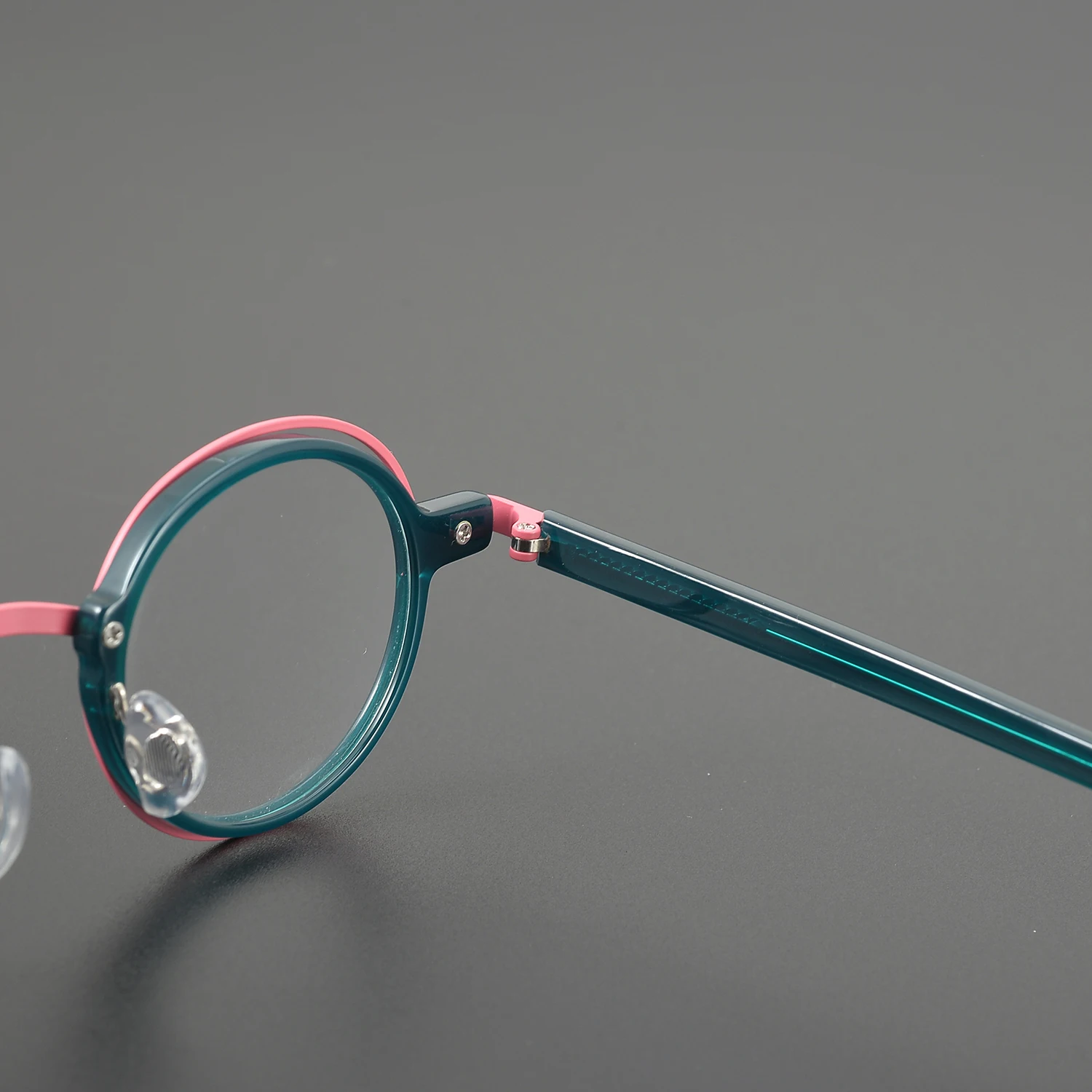 Monturas de gafas redondas de acetato para hombre y mujer, monturas graduadas ópticas ultraligeras de diseñador de marca de lujo, nueva moda 2024