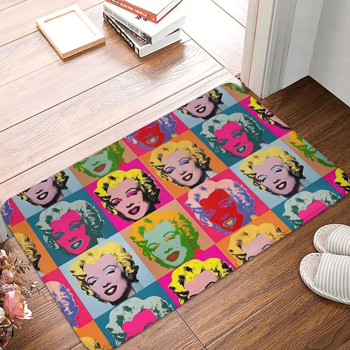 Andy Warhol Marilyn Monroe Sex Goddess Non-Slip Carpet Doormat Bedroom Bathroom Mat Welcome Home Rug