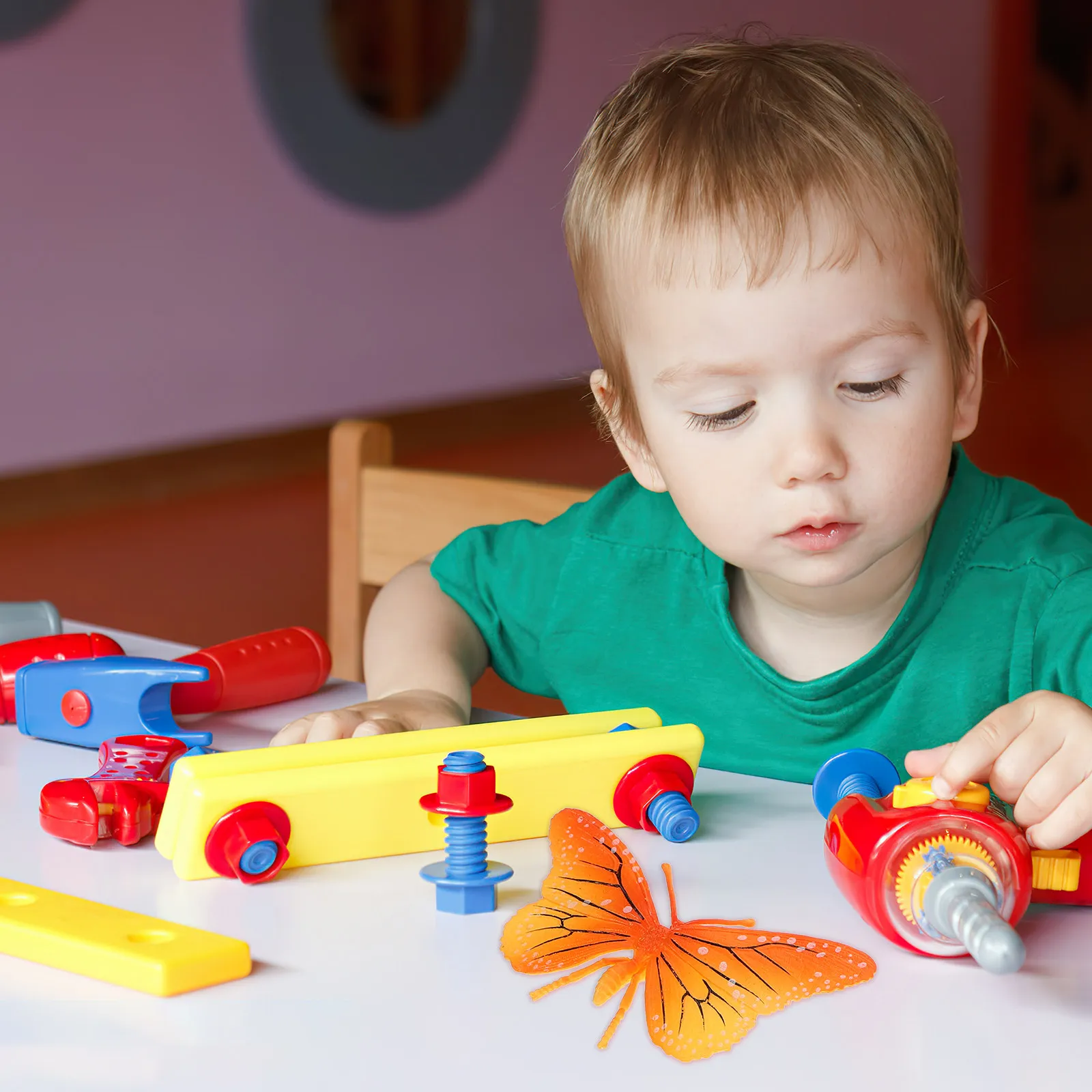 

Набор из 6 разноцветных искусственных бабочек для обучения, творчества и декора в классе, развивающий познавательные способности