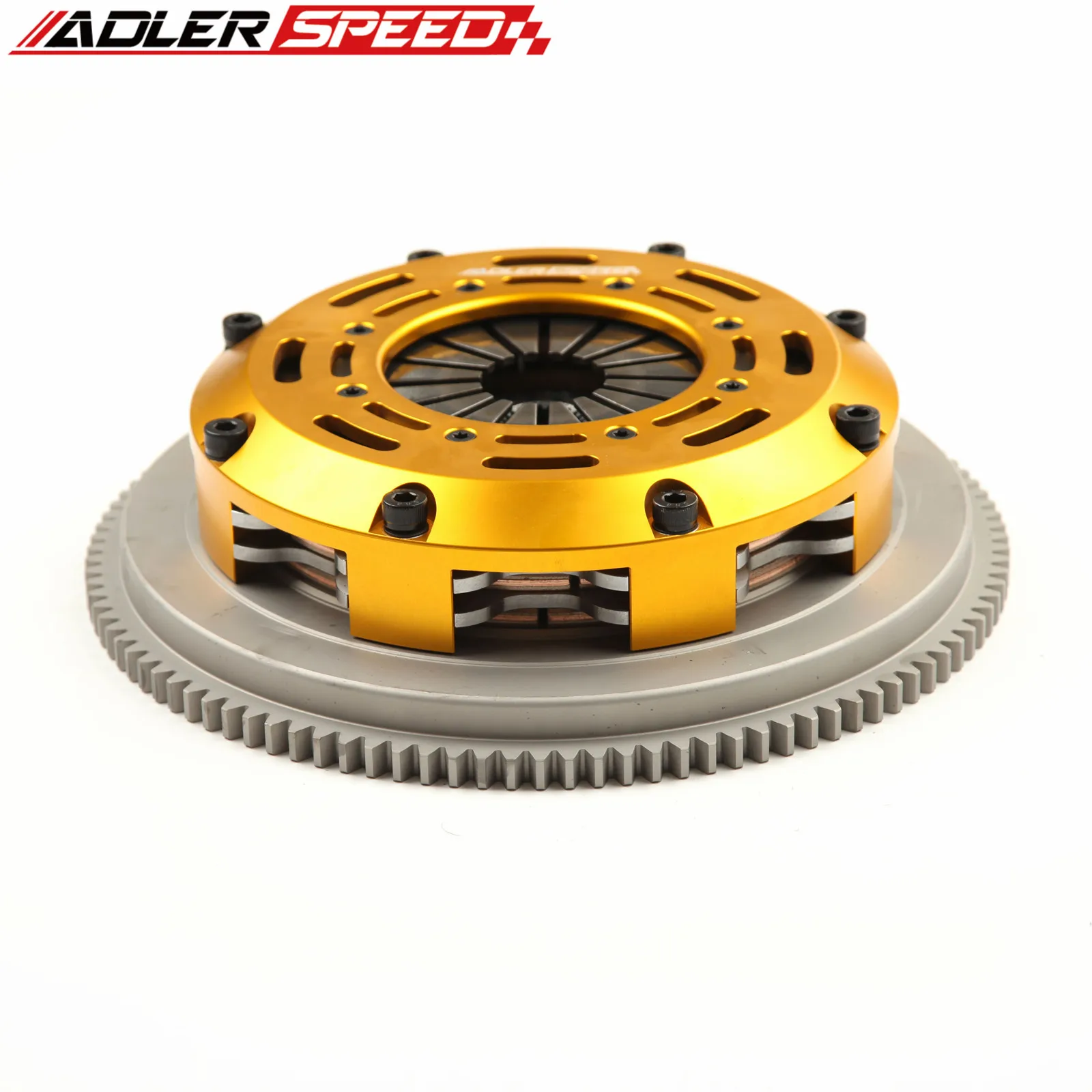 

ADLERSPEED Race Clutch Twin Disc & Flywheel For 1991 - 1998 Nissan Silvia S13, S14 (2.0L Turbo SR20DET)