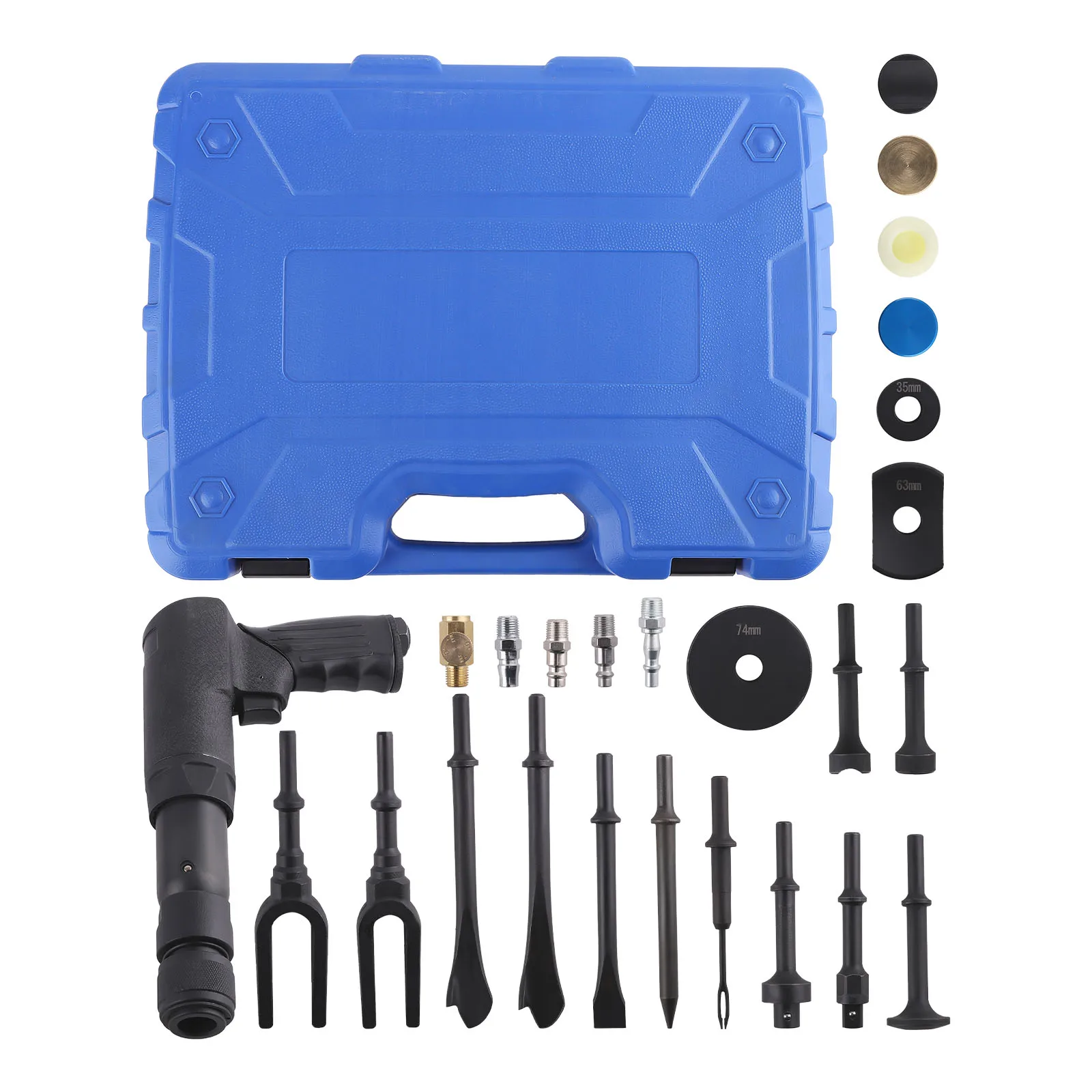 

Multifunctional Pneumatic Hammer Kit with Quick Change Retainer Air Hammer Set