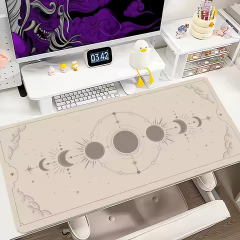 Space Moon Star Galaxy Mouse Pad 900x400MM Large Gaming Mousepad Keyboard Gamer Rubber Anti-wrinkle Anti-Slip Bottom Desk Mat