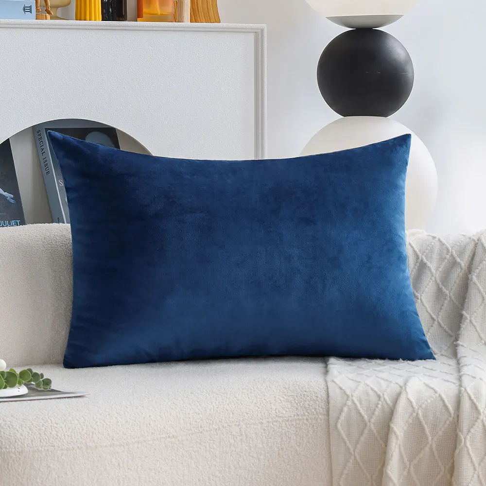 2 Pack Velvet Pillowcase 50x70cm Luxury Soft Cushion Cover For Sofa Bedroom Modern Home Decor Living Room Throw Pillow Cover