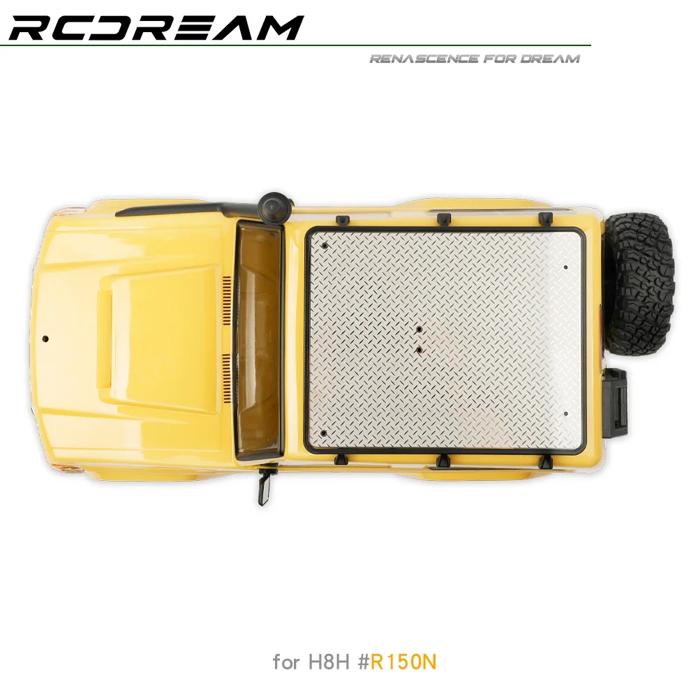 RCDream 1/10 Base Mount Sheet Metal Chequered Plate for RGT EX86020 LC71 Roof Rack #R150N