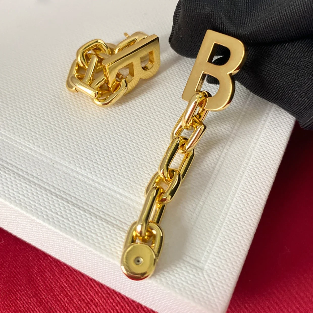 Hot Designer Classic Letters Gold Silver Chain Luxury Earrings High Quality Jewelry Women Runway