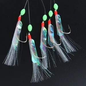 Multi-Color Soft Silverskin Fishing Lure set, shrimp bait imitation, barbed-fish crystal variety, 5 pcs per set 8 Main Sales Artificial Bait Shrimp - №6