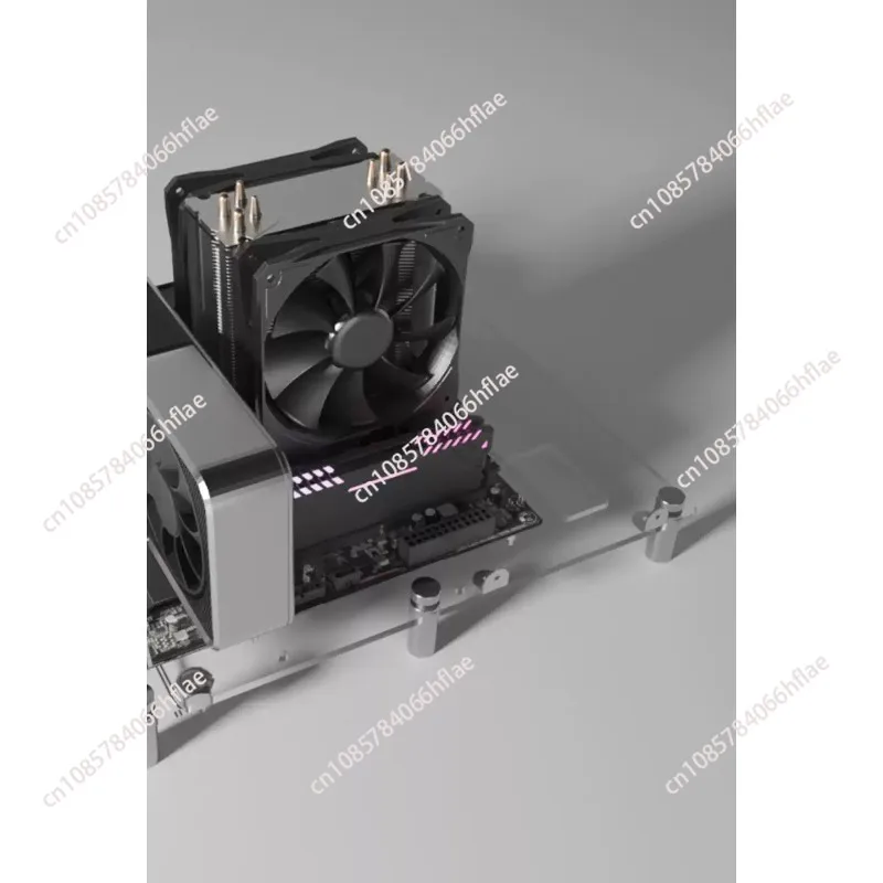 FOR Custom Open Fully Transparent Plexiglass Chassis Motherboard Bracket, Compatible with MATX ATX X99 Mainboard