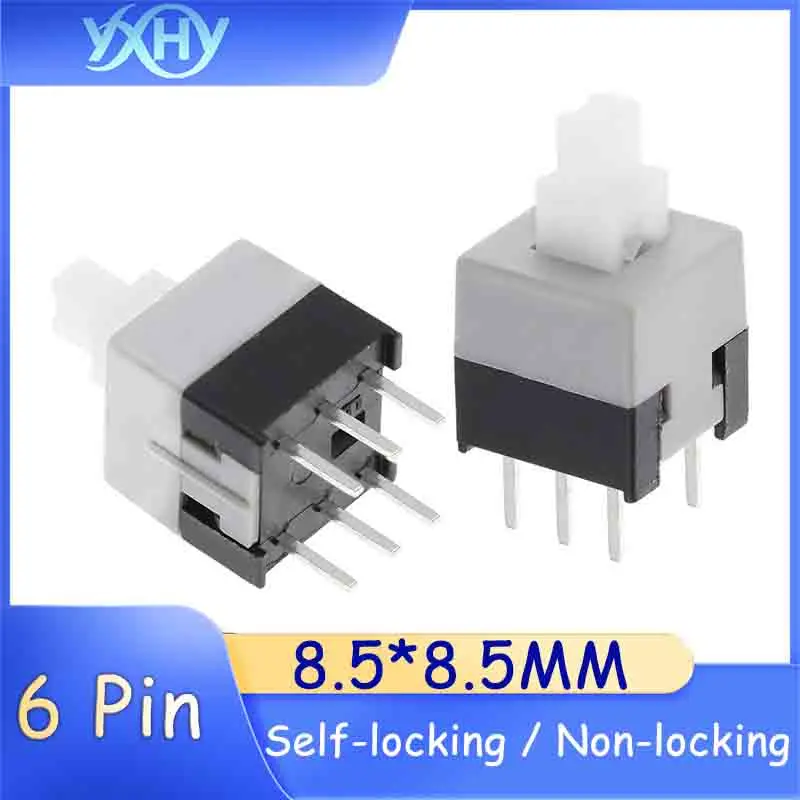 

8.5*8.5MM self-locking non-locking six-pin square-head self-resetting double-row 6-pin 3X3 locking audio console key