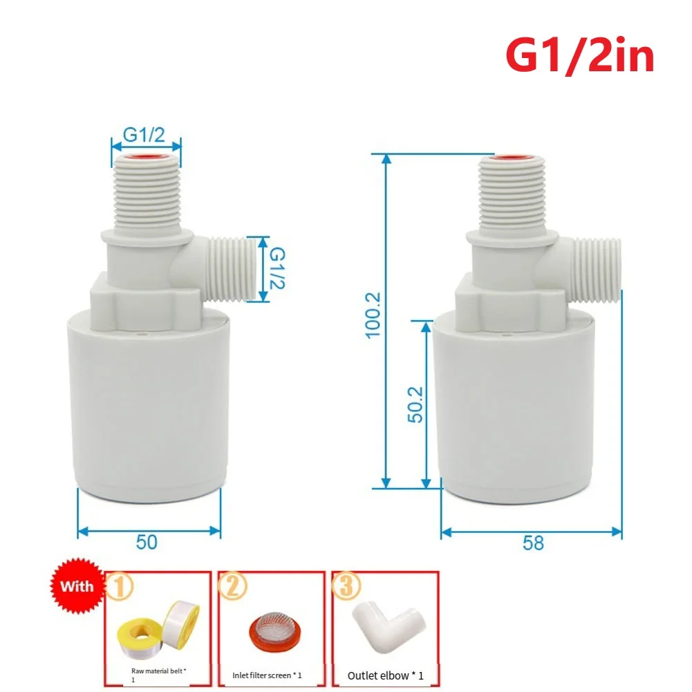 Aquaculture Water System G1 2 Inch Tower Tank Valve Residential And Commercial Use Versatile Installation Options