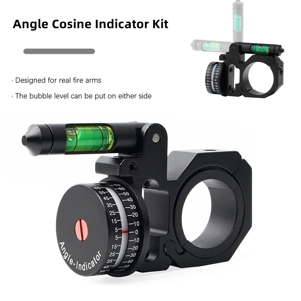 Kosinüs yüksek hassasiyetli su terazisi ve açı göstergesi, ADI/ACI kiti, 25.4mm/30mm tüp taktik aksesuarları için uygun 2024 yeni