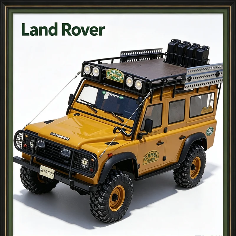 FMS 1/10 Scale RC Crawler Official Licensed Land Rover Camel Cup FCX10 2 Speed Transmission Off Road Climbing Car For RC Fans