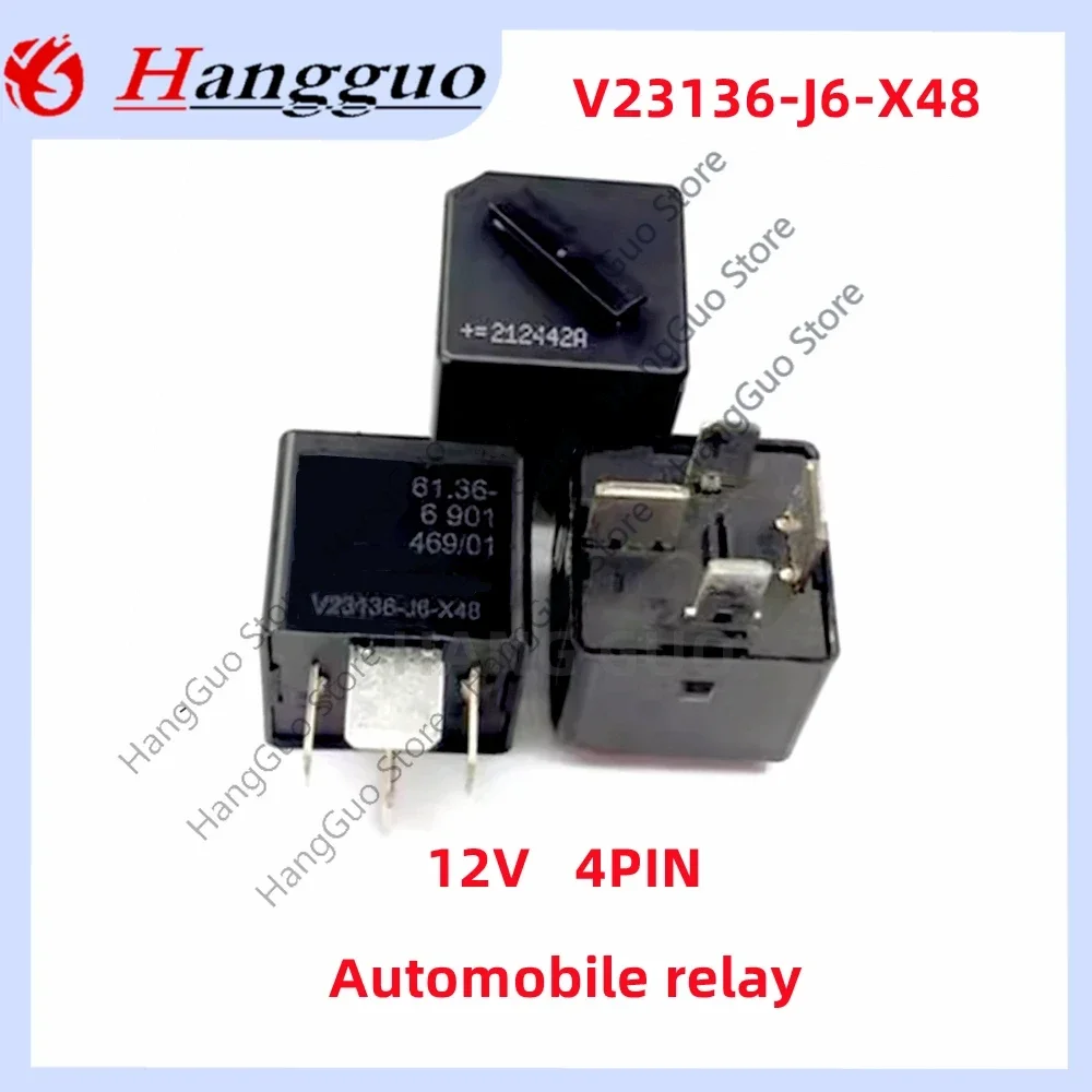 

1-5PCS/Lot original V23136-J6-X48 12V 4-pin relay For BMW 3 Series 5 Series 7 series automotive