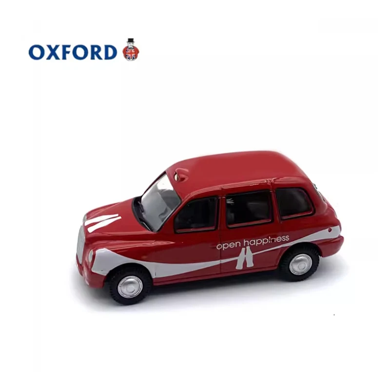 OXFORD Diecast Scala 1:76 TX4 Taxi Lega Modello di auto d'epoca Prodotto finito Simulazione Collezione di giocattoli Modello statico Ornamento
