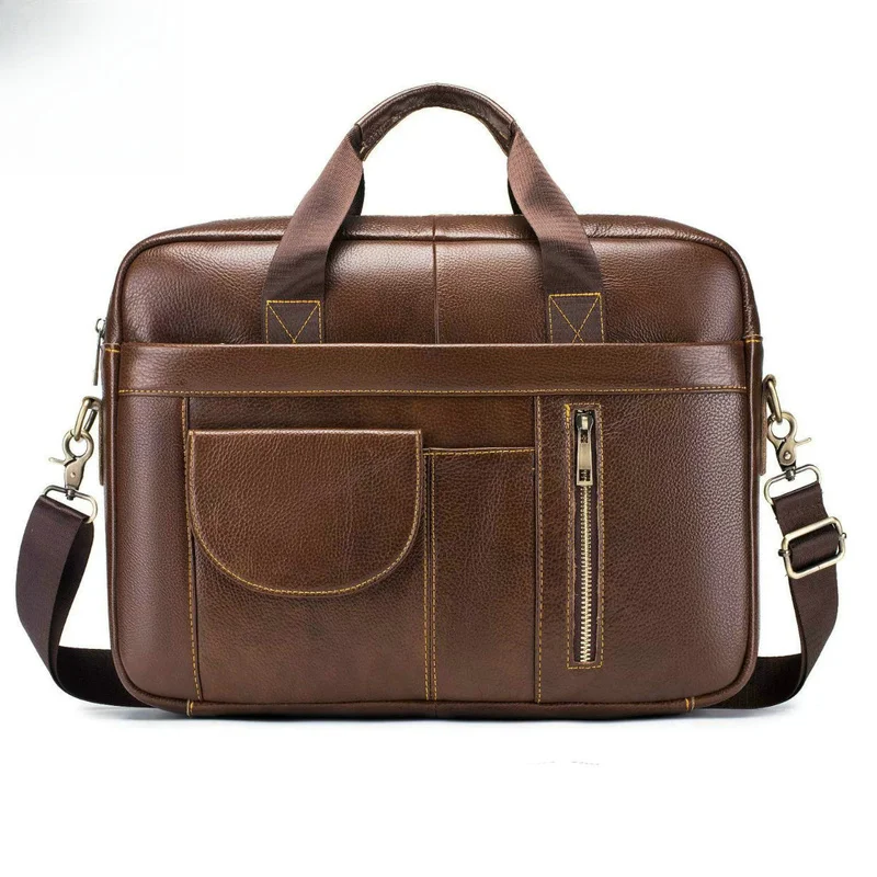 porte-documents-en-cuir-veritable-pour-hommes-d'affaires-sacoche-bandouliere-en-cuir-de-vachette-de-premiere-qualite-pour-ordinateur-portable