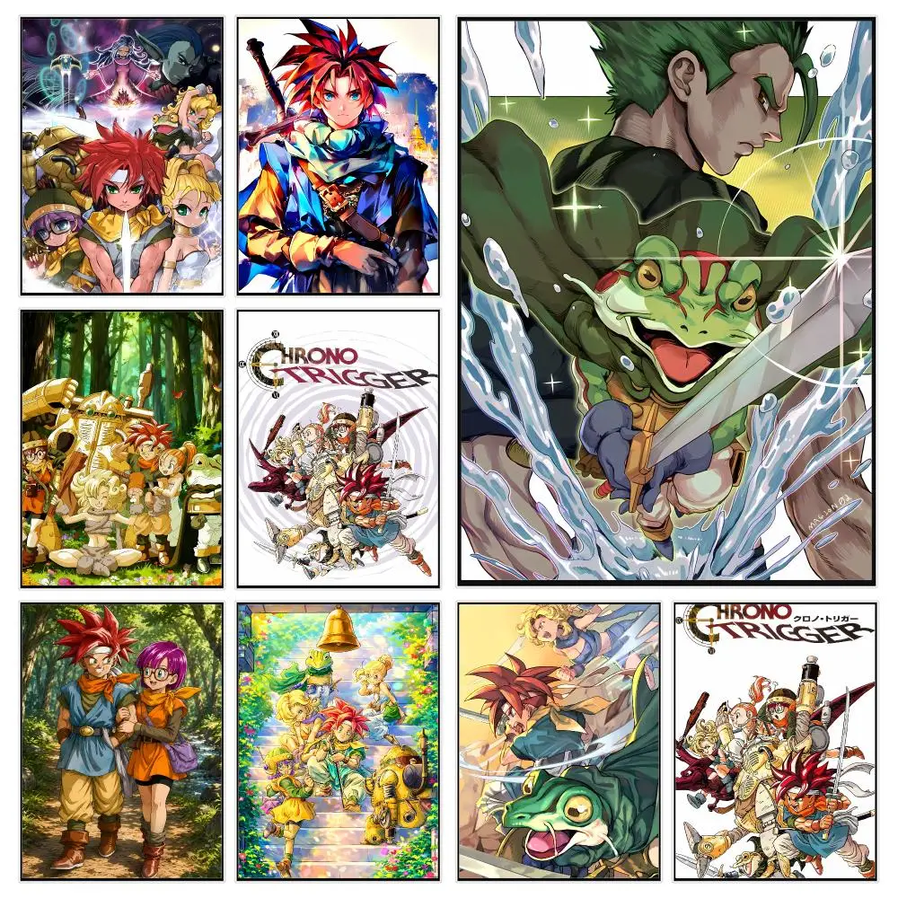 Classic RPG C-chrono Trigger Poster Trendy Aesthetic Wall Decor for Dorm & Bedroom
