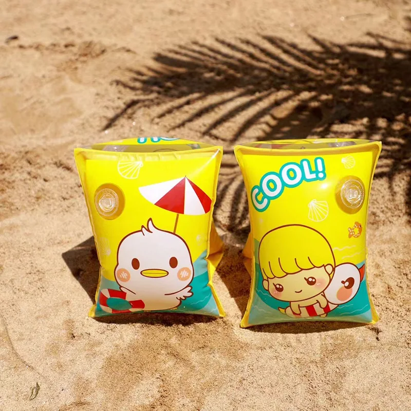 كارتون الطفل الاطفال السباحة نفخ الذراع خواتم المحمولة العائمة دائرة الأكمام بركة العوامة السلامة شارات السباحة لعبة