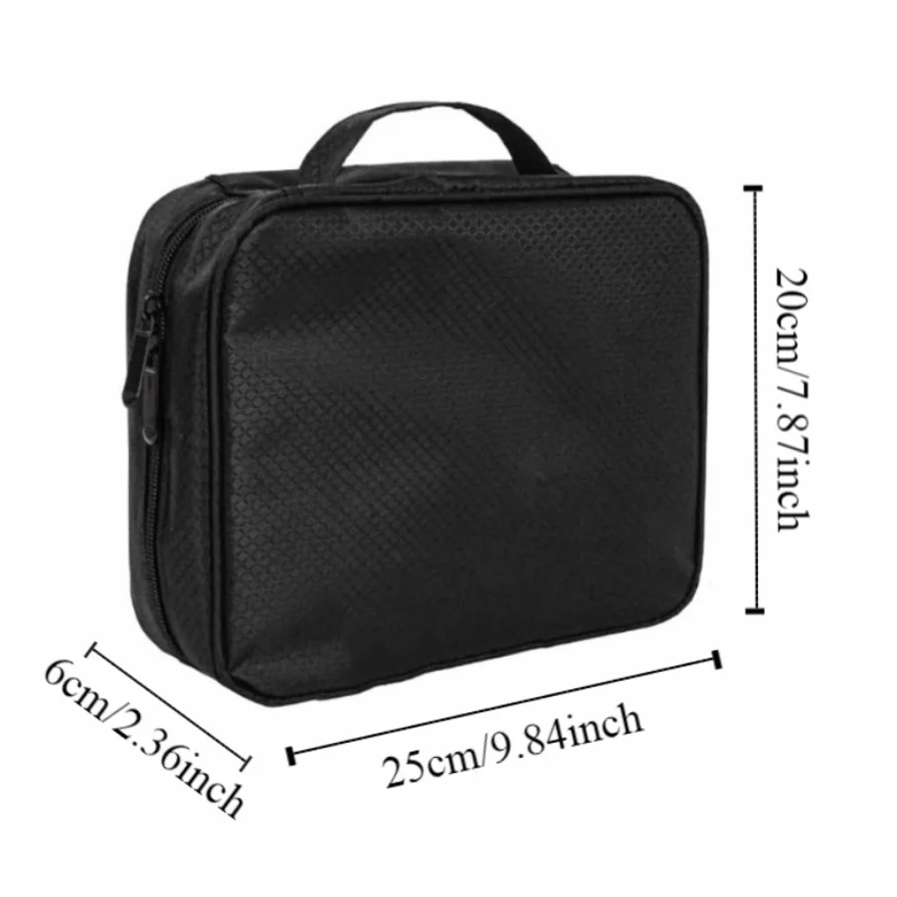 Saco de exibição de jóias de pvc transparente multi-camada zíper colar anel embalagem saco de armazenamento portátil caso brincos organizador viagem