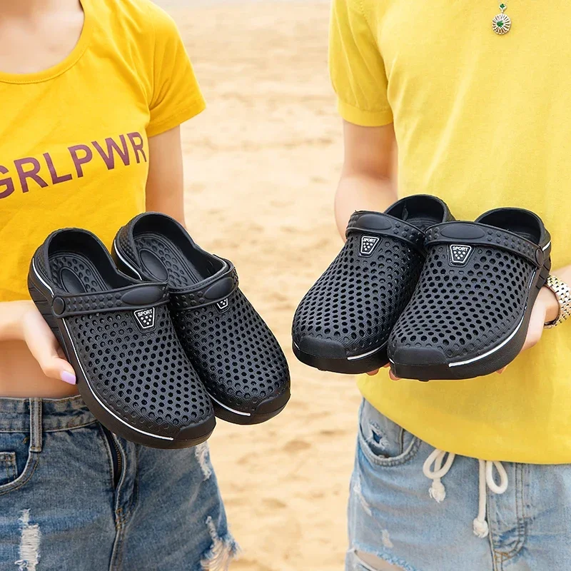 Men Shoes Flat Sandals Men EVA Clog Slippers Summer Slippers Men Garden Shoes Outdoor Beach Clogs Home Slide Slip-on Shoes