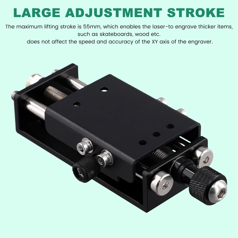 ABKD Z Axis Height Adjuster, Z Axis Lift Focus Control Set For TTS 25 TTS 55 TT-5.5S Engraver, Module Lifting