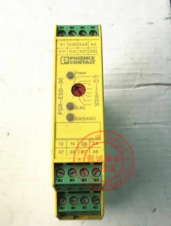 Original Phoenix Sicherheits relais 2981800 PSR-SCP-24dc/esd/4x1/30 spot.