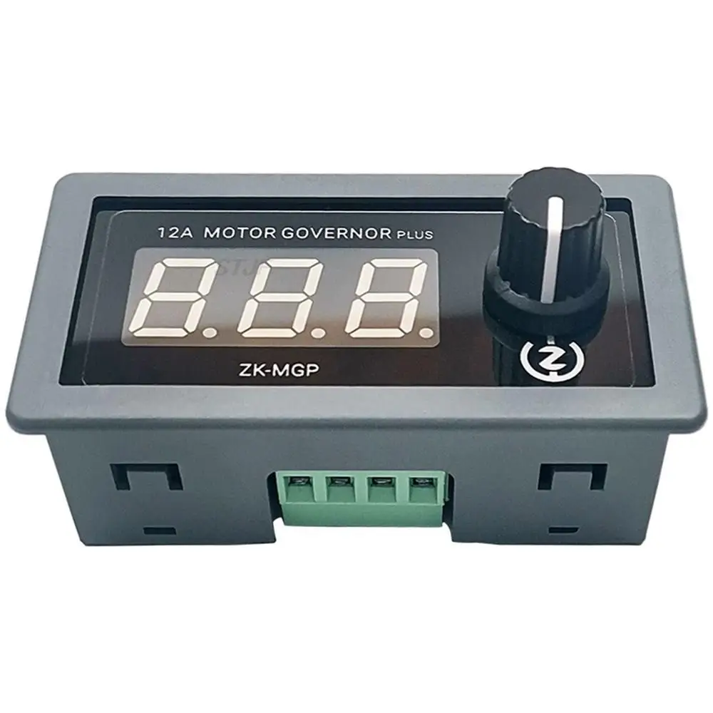 ZK-MGP PWM DC Motor Speed Controller 1KHz-99KHz Frequency Adjustable Governor LED Dimming 5-30V 12A Dual MOS Driver