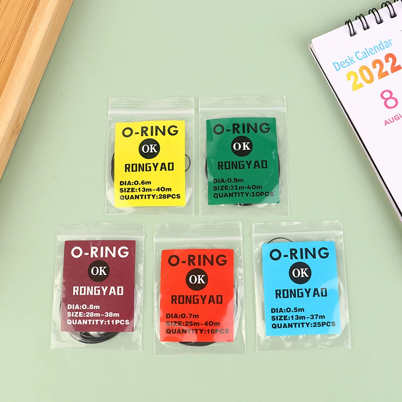 1Pack 0.5-0.9mm Watch O-Ring Waterproof Rubber Back Cover Gaskets Repair Watchmaker Tools Accessories Gift