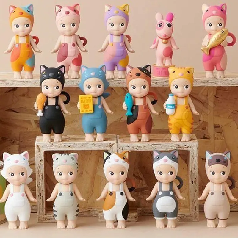 كشف العوالم الغامضة للعجائب المجنحة التماثيل الملاك المثير للاهتمام في المفاجأة صندوق أعمى الملاك هيبر سلسلة الحلم الشكل