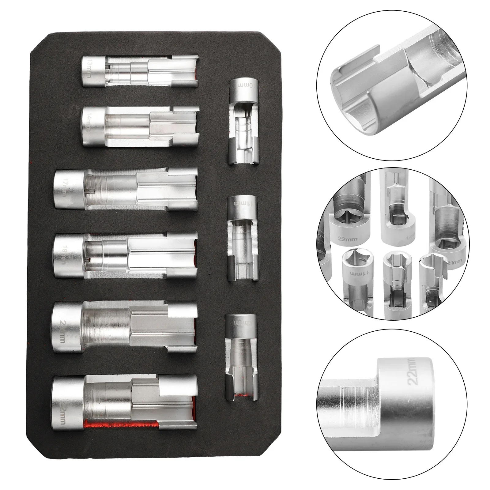 Imagem -04 - Conjunto de Chave de Soquete de Linha de Combustível Peças 1022 mm Injetor Diesel Conjunto de Chave de Soquete de Linha de Combustível Soquete de Porca de União