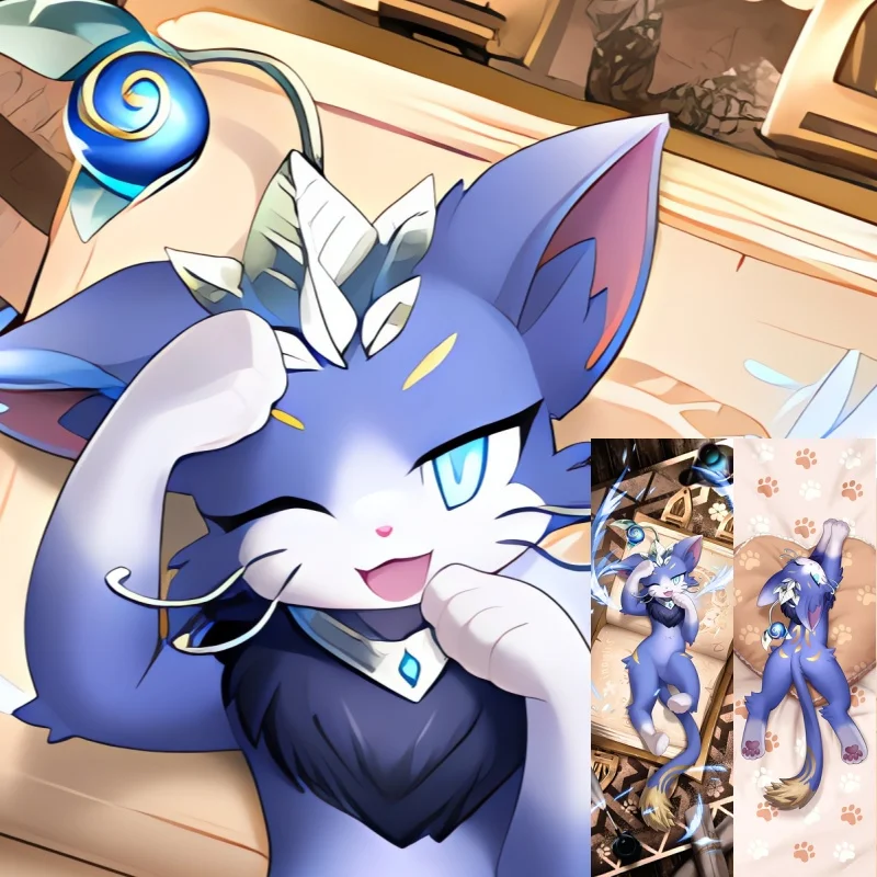 

Dakimakura Anime Pillow Case Yuumi Double-sided Print Of Life-size Body Pillowcase Gifts Can be Customized