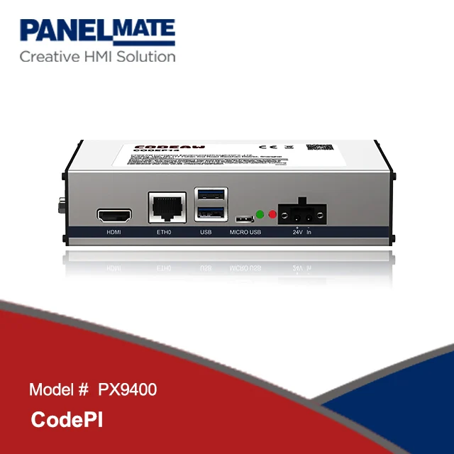 Codesys Control for Raspberry Pi Model# PX9400 EMMC 2/4/8GB RAM HMI PLC OS Linux Din Rail Mounting Industrial Components