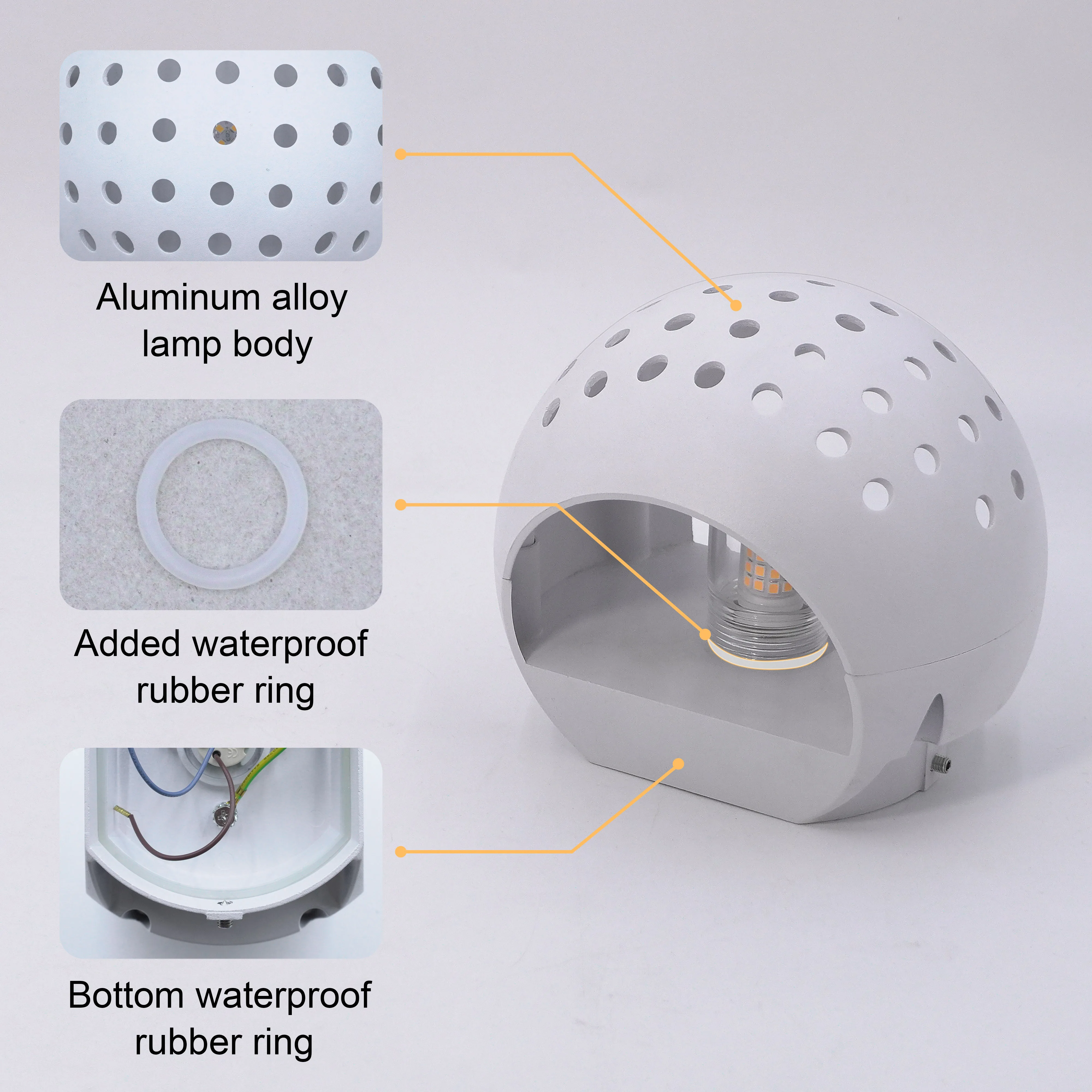 Aluminiowa owalna lampa ścienn – Outdoor Lighting Hardwired recenzja i cena
