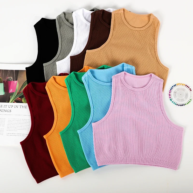 

Летние бесшовные топы с эффектом пуш-ап Y2k, красивая спортивная сексуальная майка Mallas, повседневный женский корсетный топ