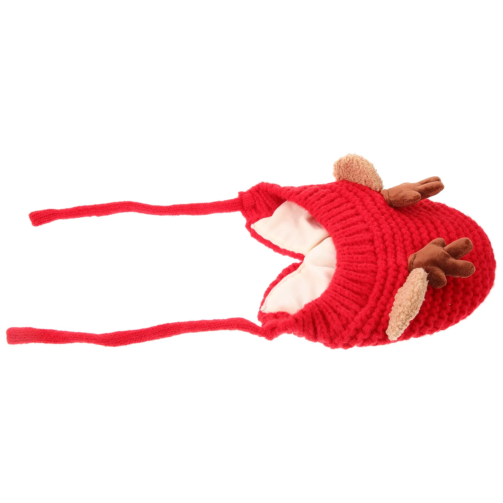

Children's Soft Knit Hat Thermal Windproof Crocheted Cap for Baby Girls Boys 1-5 Years Red Holiday Gift Idea Baby Knitted Hat