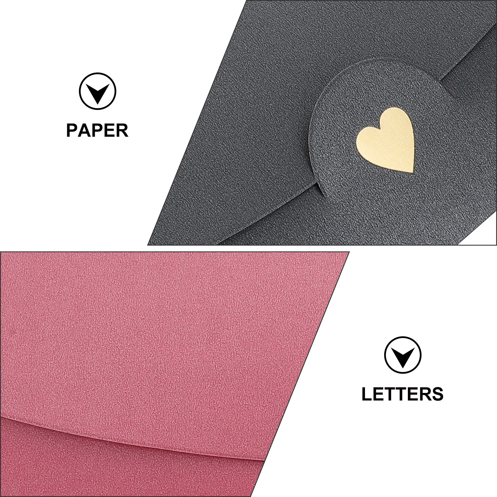 

10 шт., конверты в форме сердца, декоративные бумажные держатели для писем на день Святого Валентина, портативные праздничные поздравительные открытки, конверт для хранения сообщений