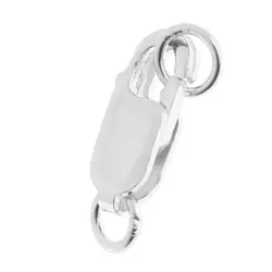 925 Sterling Silver Lobster Claw Clasp Hook Necklace Bracelet Chain Crafts , Silver, as described