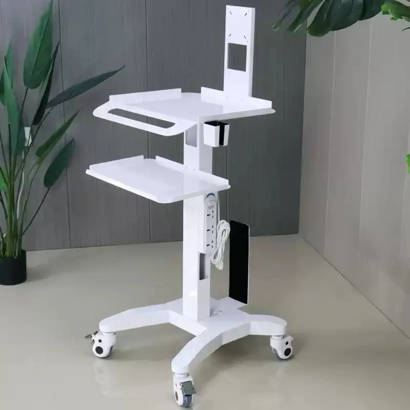 Scanner Rolling Cart Portable Mobile Laptop Placement Auxiliary Trolley