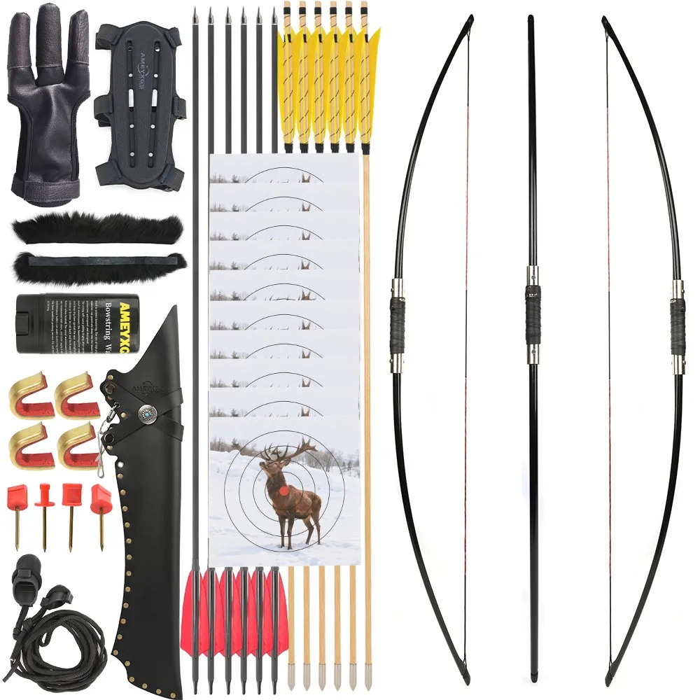 

Archery 64.5'' Takedown English Longbow 20-120lbs Bow Target Adult Archery Traditional Archery Hunting Shooting Adult Outdoor