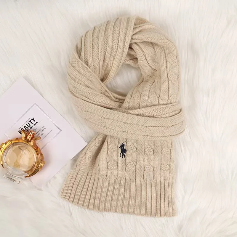 Scarf winter female imitation cashmere literary autumn and winter thickened warm dual-use solid color Korean fashion scarf