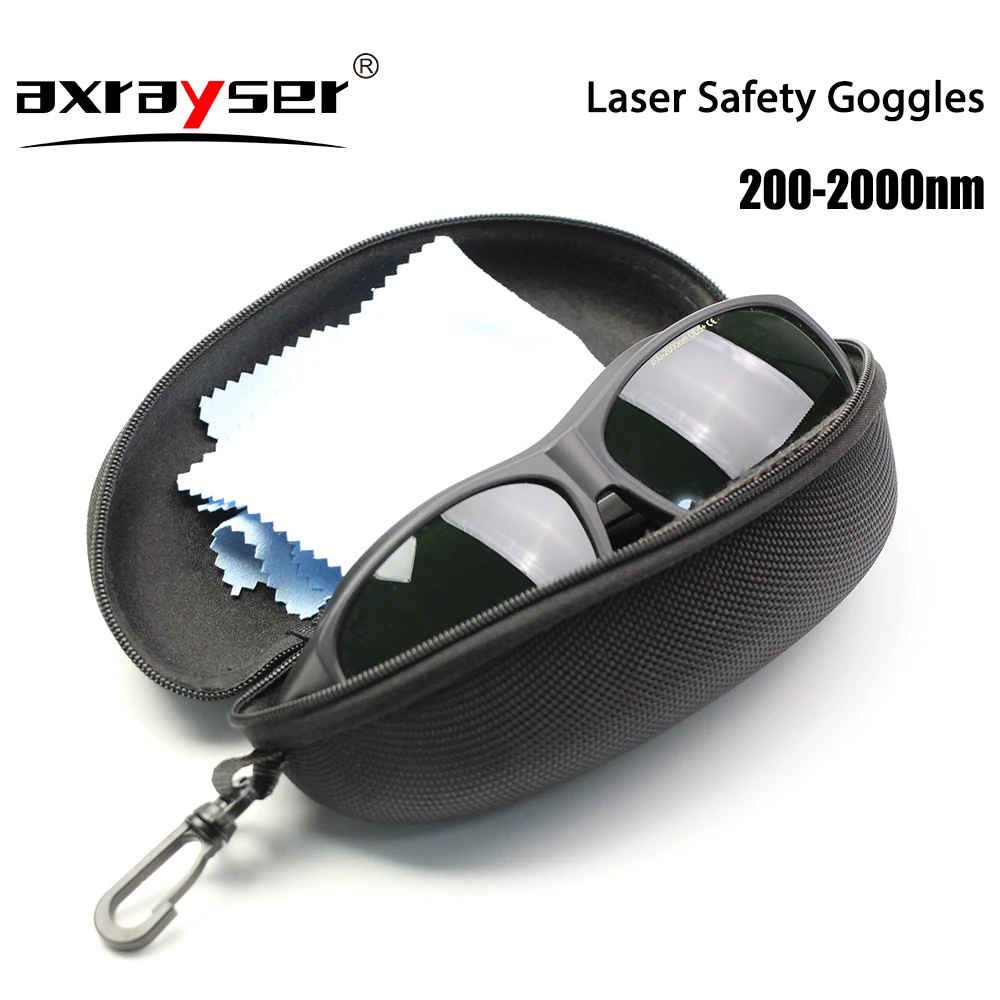 Protective Goggles 190-510/200-460/200-2000nm Laser Size Safety Goggles 1064nm For CO2 Laser Welding Cutting Engraving Machine